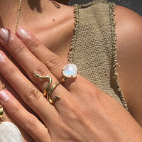Nura Moonstone Ring