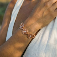 Chakra Moonstone Bracelet