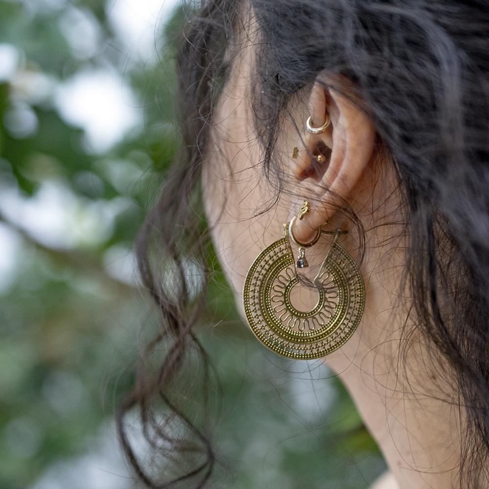 Medallion Earrings