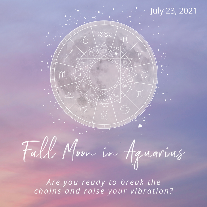 Raise Your Vibration during July’s Full Moon in Aquarius