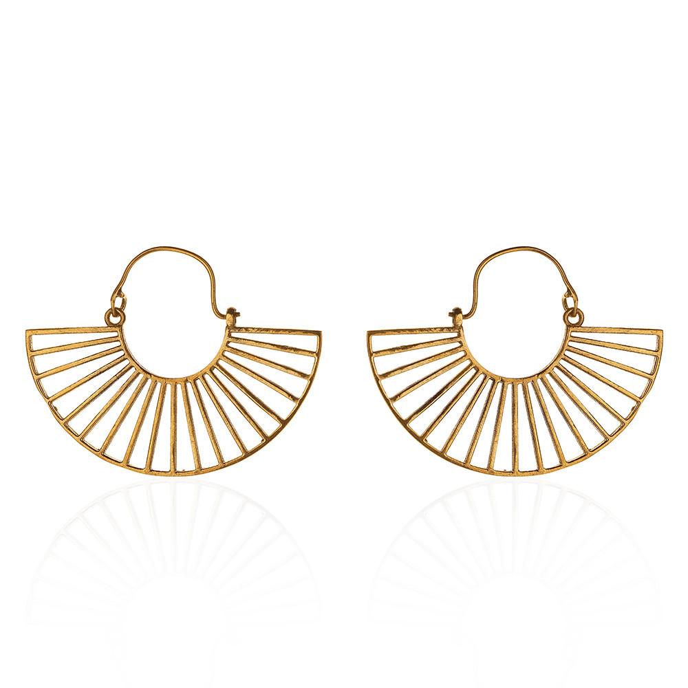 19 Bridges pure brass earrings