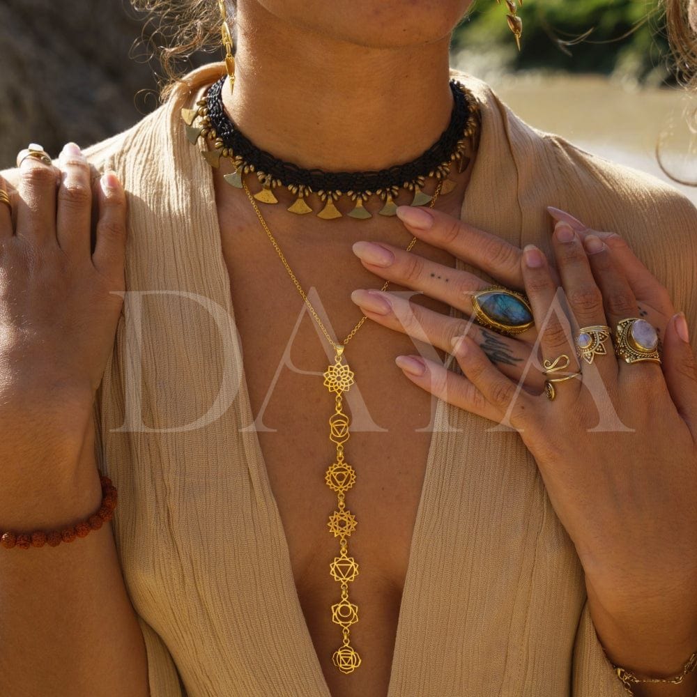 Seven Chakra Pendant Necklace – Tweedy Clothing