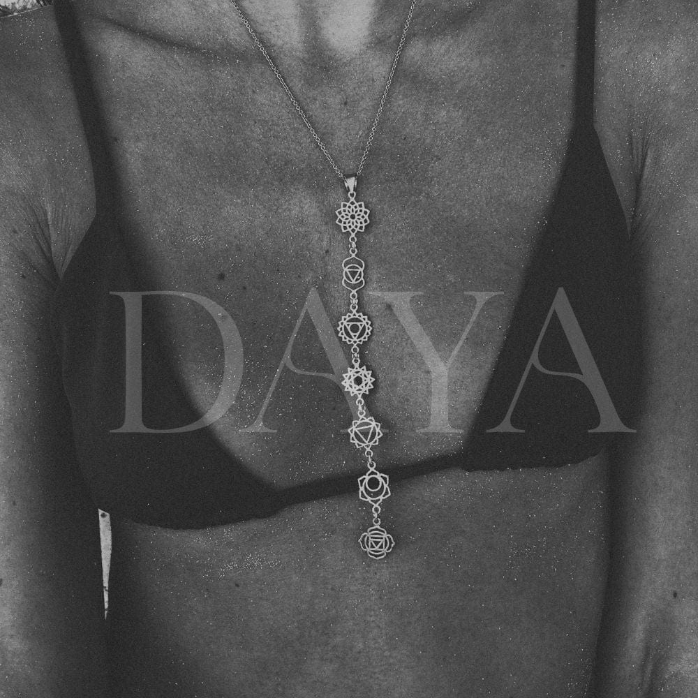 Daya 7-Chakra-Halskette