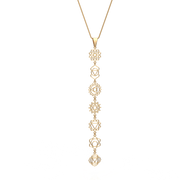 Daya 7-Chakra-Halskette