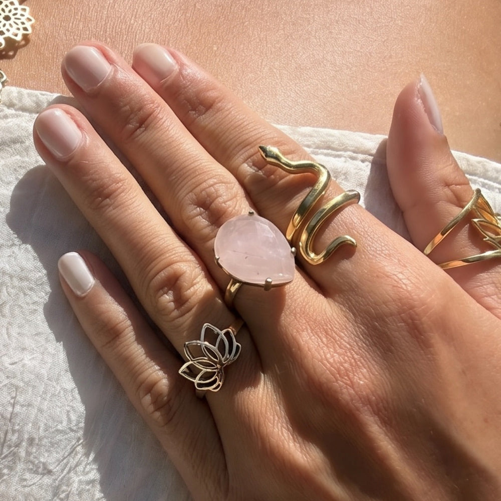 Lunar Rose Ring