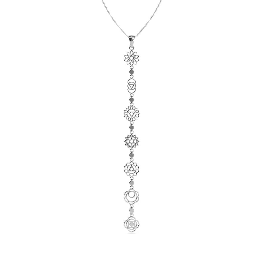 Mini Silver Chakra Necklace