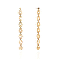 Daya 7-Chakra Gold Earrings