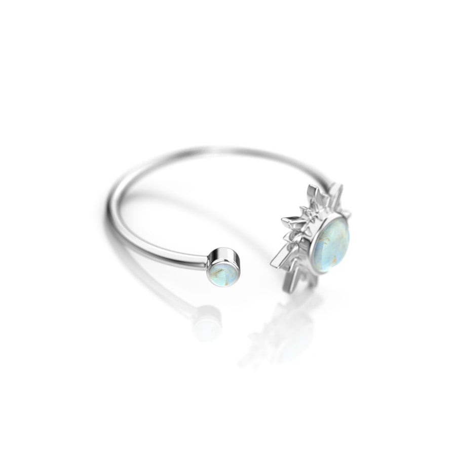 Moonstone Sunrise Ring