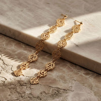Daya 7-Chakra Gold Earrings
