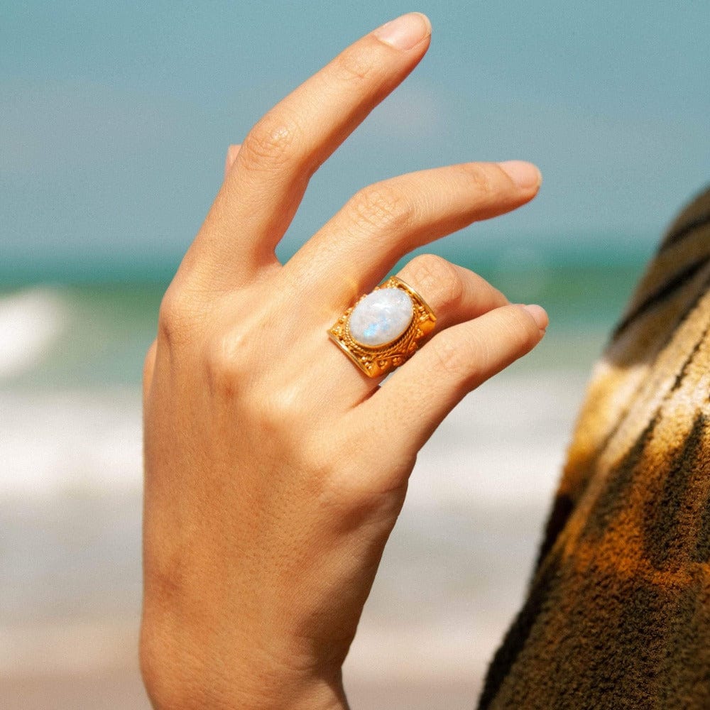 Muse Moonstone Ring
