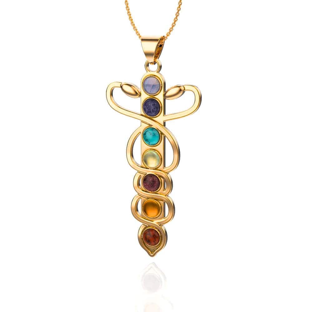 Crystal Chakra Necklace – Daya Jewelry