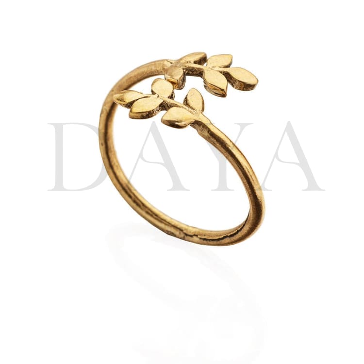 Golden Hour pure brass ring