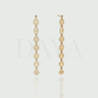 Daya 7-Chakra Gold Earrings