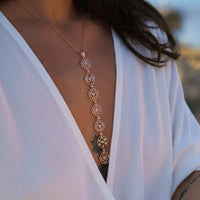 Chakra Moonstone Necklace