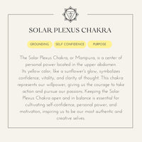 Solar Plexus Chakra Bracelet