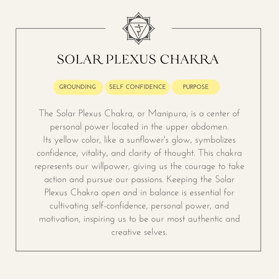 Solar Plexus Chakra Bracelet