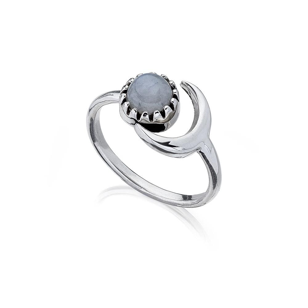 Silberner Orbit-Ring