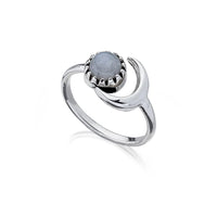 Silberner Orbit-Ring