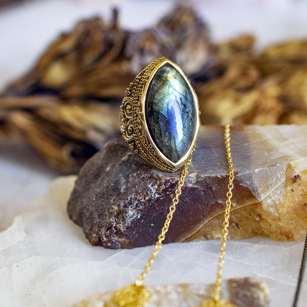 Labradorite Rings Silver