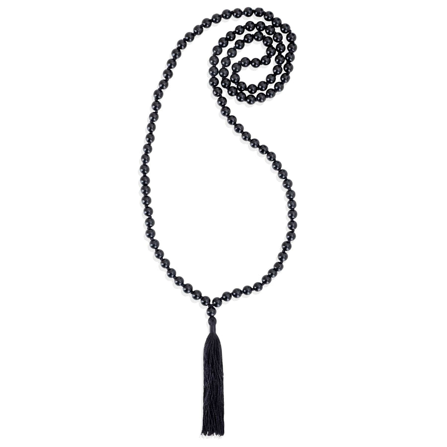 Protective Black Onyx Mala Necklace