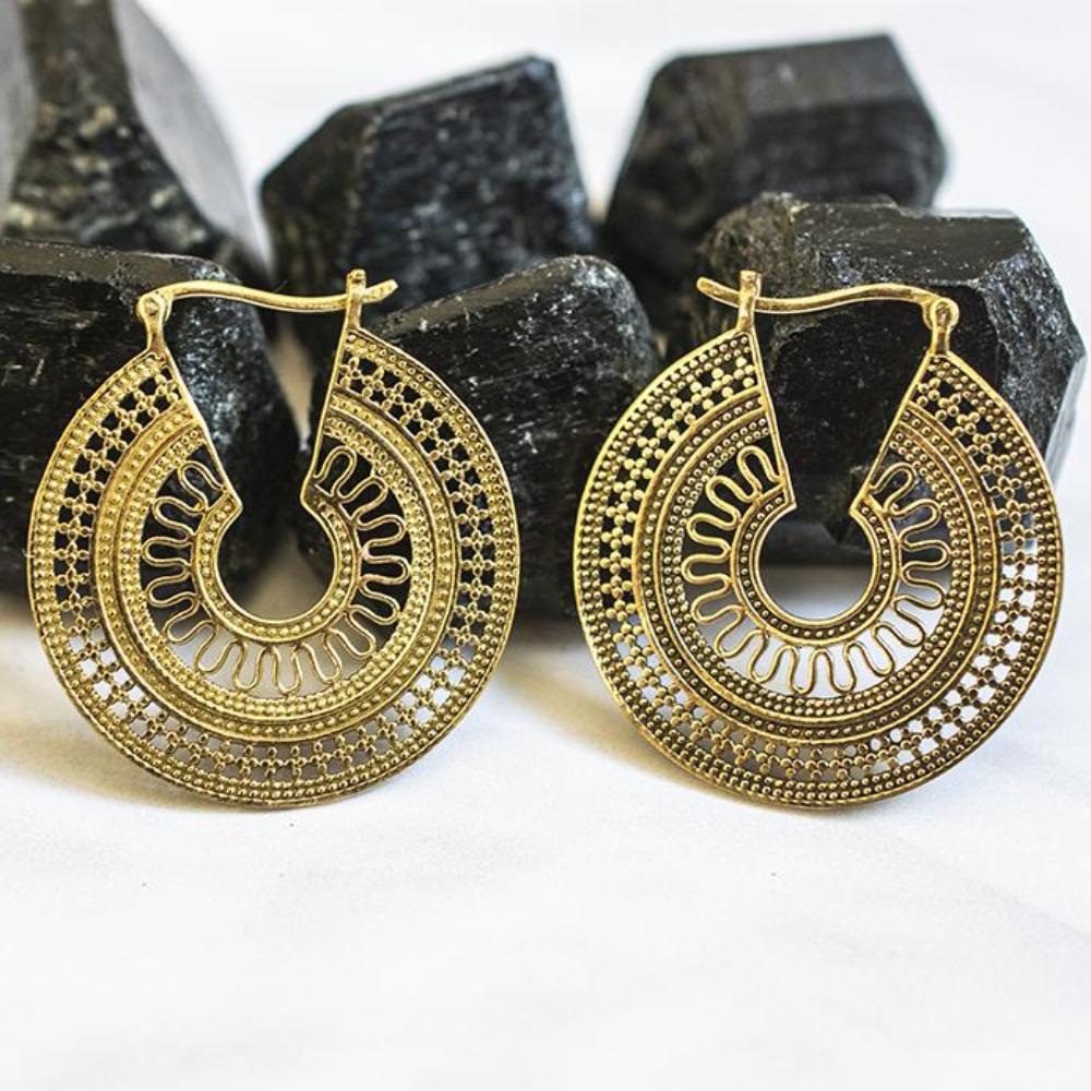 Medallion Earrings