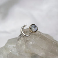 Silberner Orbit-Ring